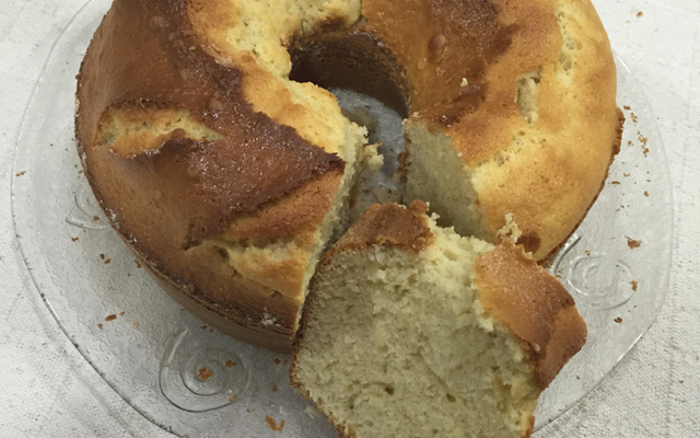 Bolo de farinha de trigo
