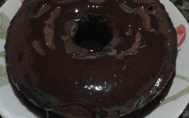 Bolo de chocolate sem ovos