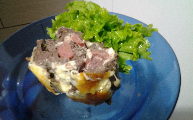 Rocambole de carne moída da Fofa