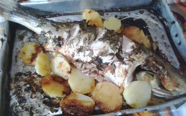 Peixe assado à moda madureira