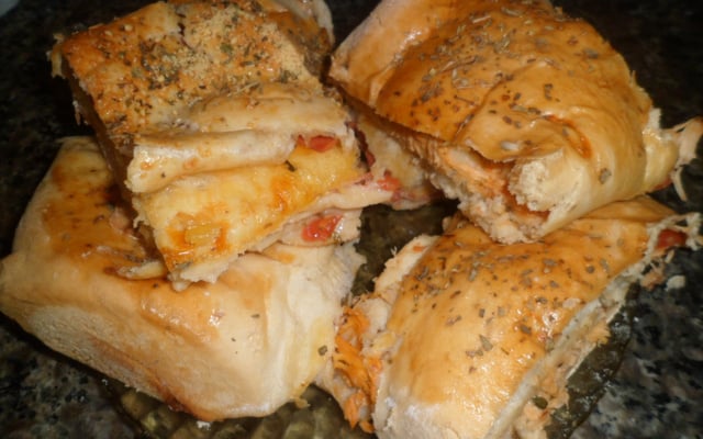 Rocambole salgado da tia Maria