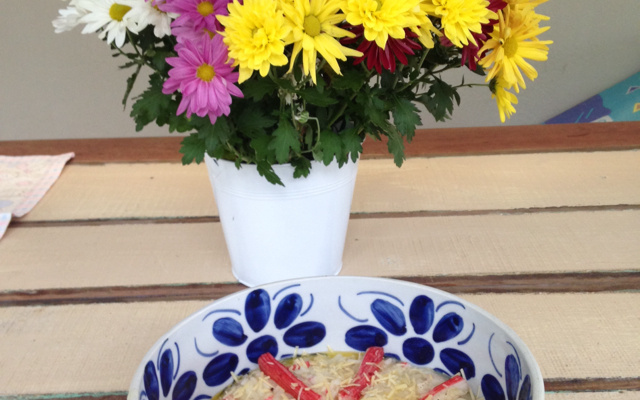 Risoto de Kani da Aline