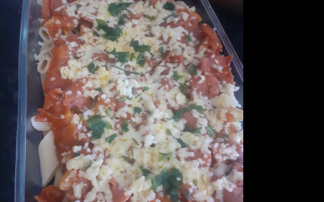 Penne ao molho de calabresa