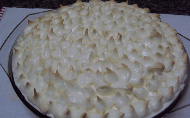 Doce de banana com creme