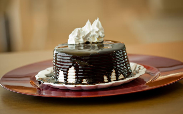 Bolo de chocolate de aniversário