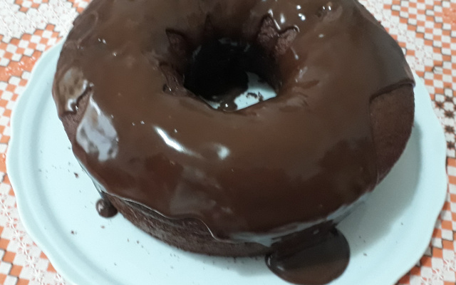 Bolo Mágico (Chocolate com Canela)