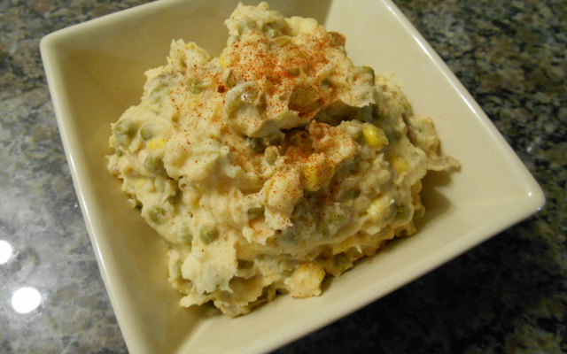 Salada de batata canadense