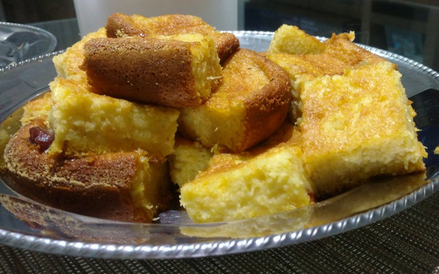Bolo de milho cremoso