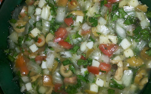 Vinagrete para churrasco