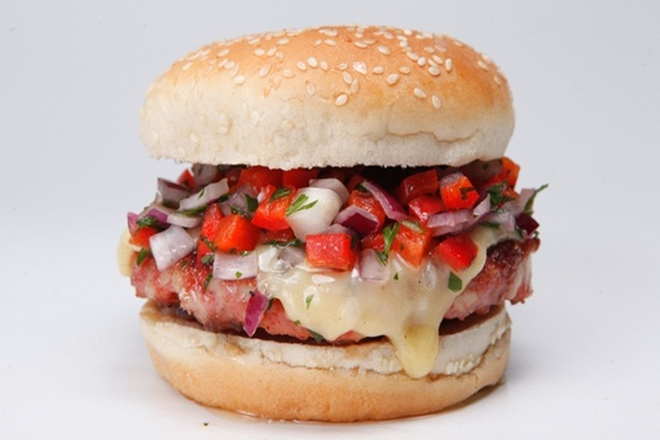 Hambúrguer de linguiça Blumenau