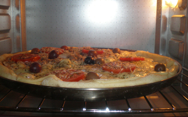 Massa prática para pizza