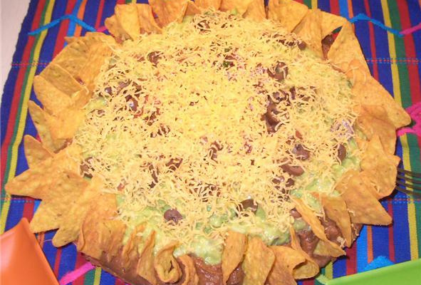 Molho em camadas à mexicana