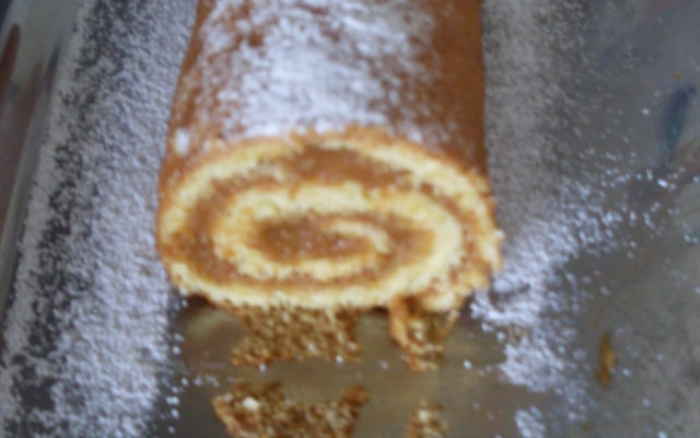 Rocambole de doce de leite