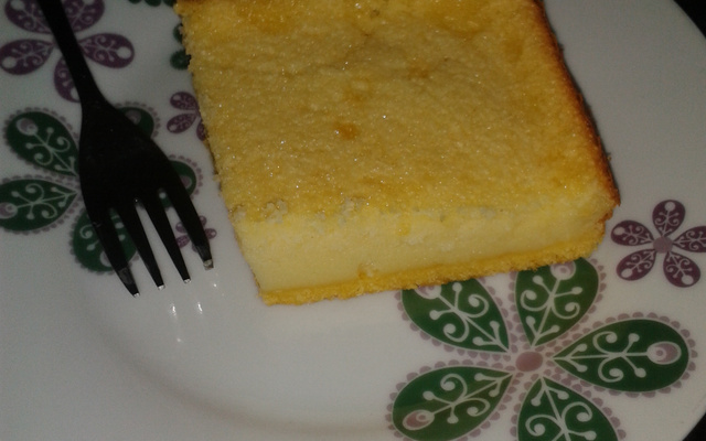 Bolo de fubá cremoso