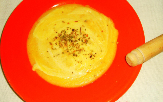 Polenta com queijo