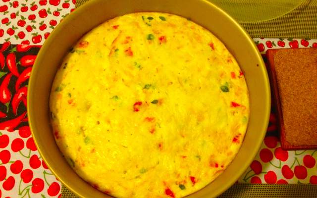 Omelete de forno sem óleo