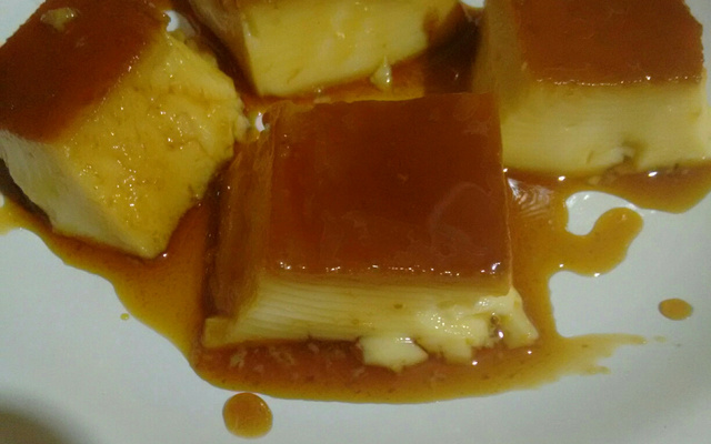 Pudím rápido na panela de pressão