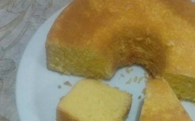 Pamonha doce assada - bolo de milho cremoso