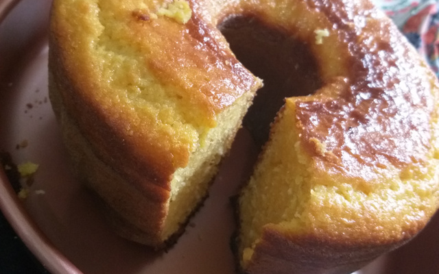 Bolo de fubá fofinho