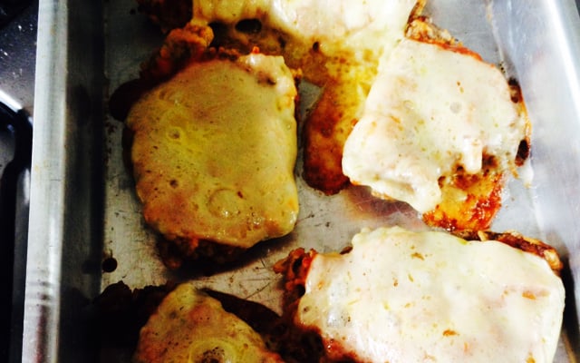 Coxão mole à parmegiana