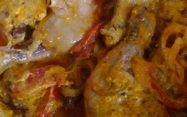 Frango com maionese ao forno