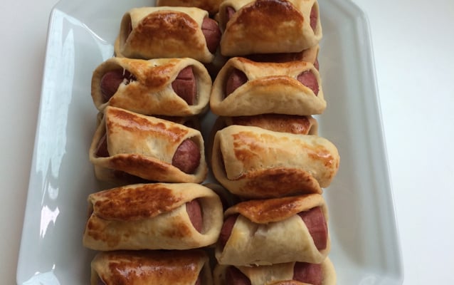 Pãozinho com salsicha