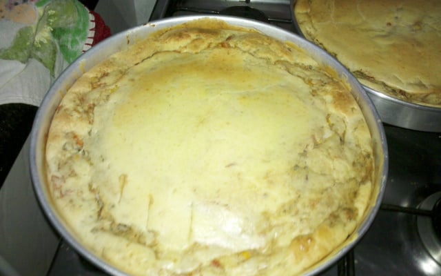 Torta de atum e palmito