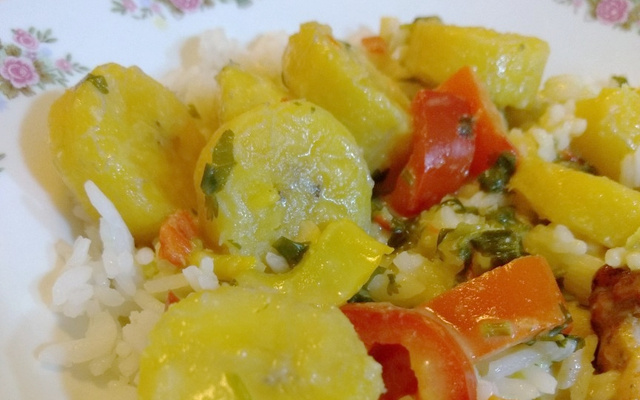 Moqueca de banana da terra