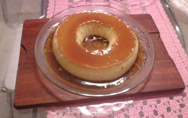 Pudim de leite em pó idêntico ao de leite condensado