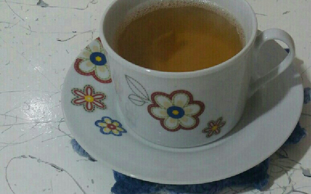 Chá de gengibre com maracujá