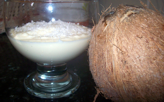 Mousse de coco deliciosa