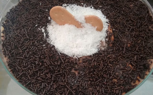 Pavê de biscoito maizena