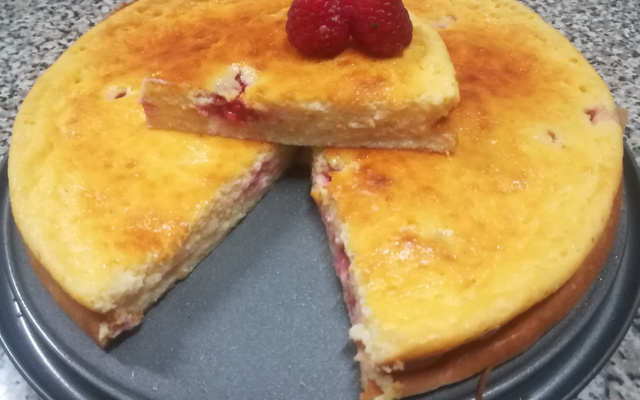 Cheesecake de framboesas 