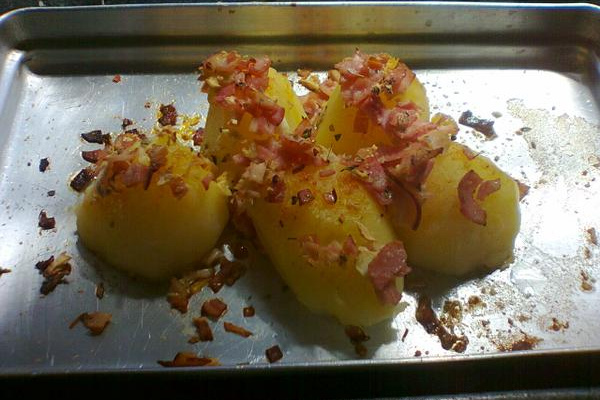 Batatas ao forno com alecrim