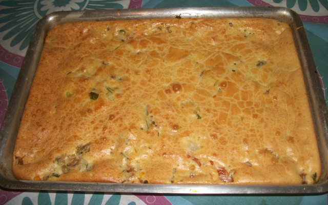 Torta salgada fofinha de atum