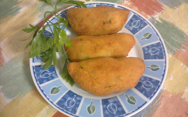 Massa saborosa para salgados fritos