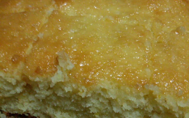 Bolo de laranja lima