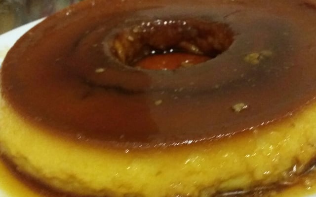 Pudim de pão e laranja