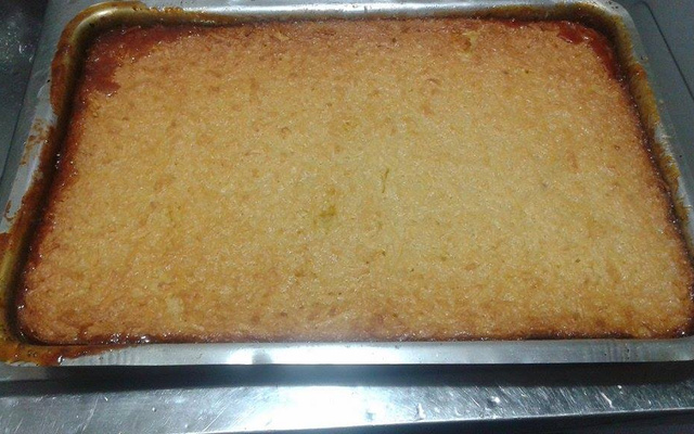 Bolo pudim de macaxeira