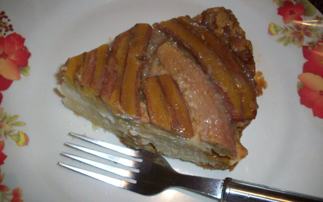 Torta cremosa de banana (para o Natal)