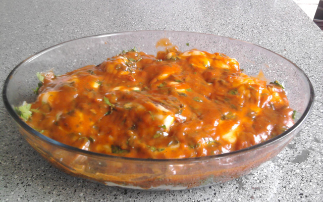 Filé de merluza à parmegiana