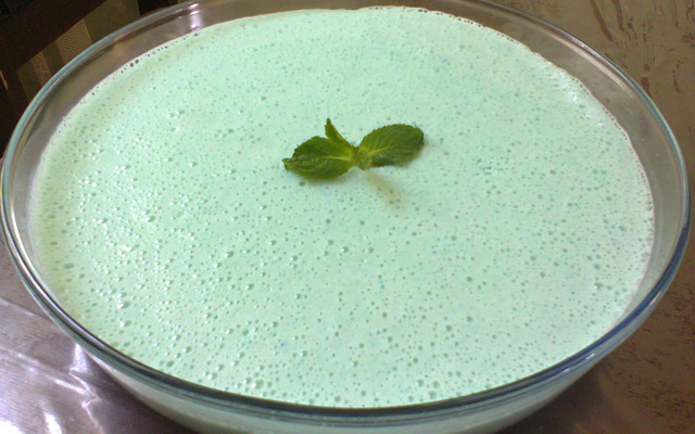Mousse azul