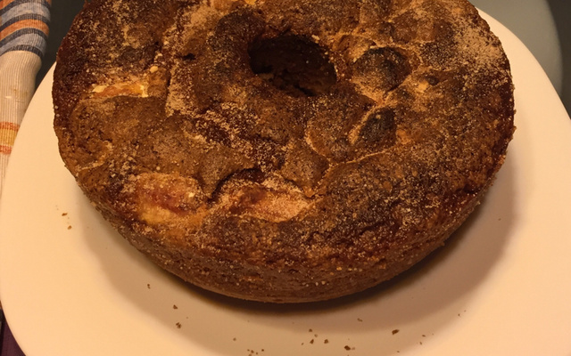 Bolo de banana de liquidificador