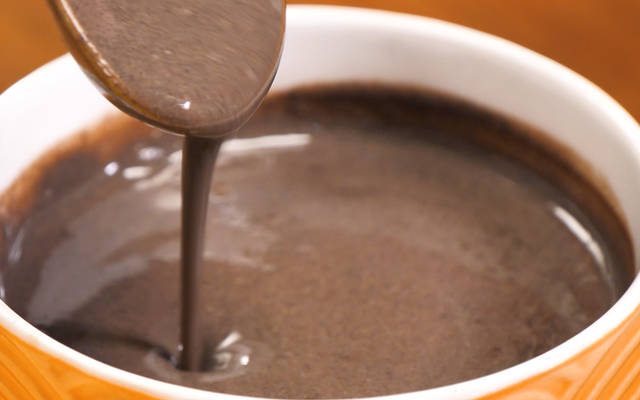 Chocolate quente fit