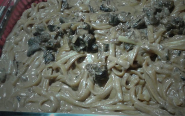 Fettuccine ao molho funghi secci