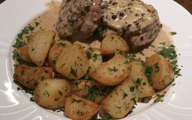 Steak au poivre