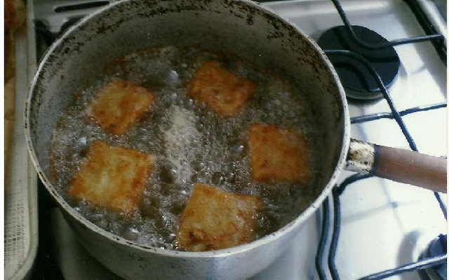 Macarrão frito da vó Landa