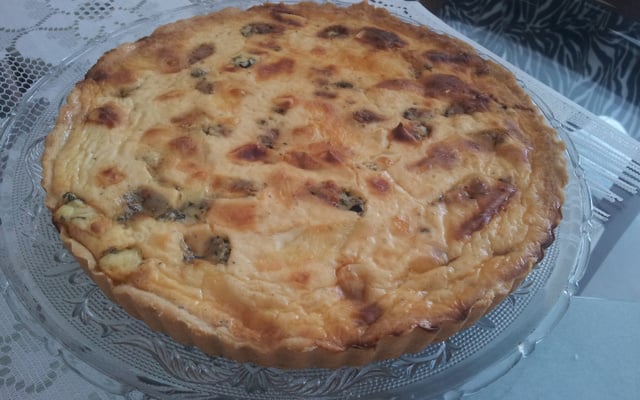 Quiche quatro queijos