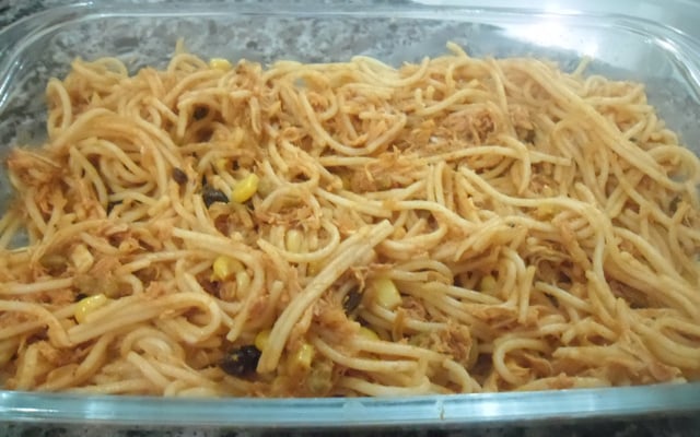 Macarrão de forno de Natal