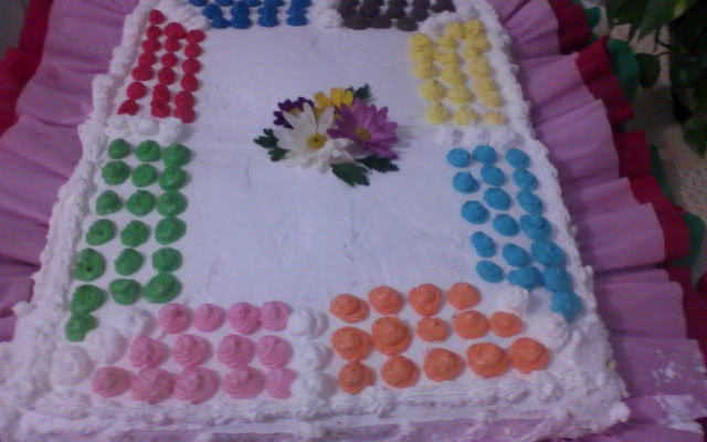 Bolo de festa confeitado fácil